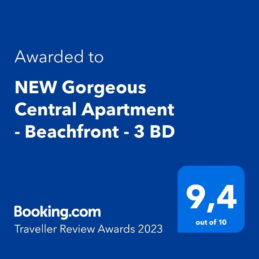 New Gorgeous Central Apartment - Beachfront - 3 Bd San Sebastián